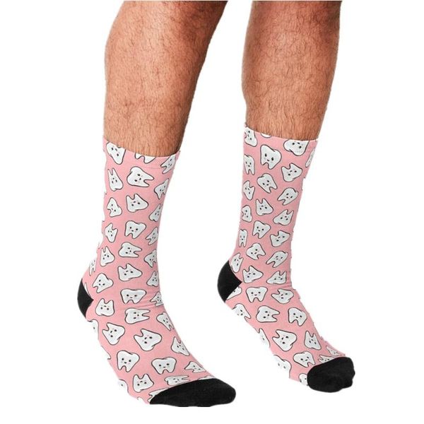 men's socks funny men happy teeth on pink pattern printed hip hop cute boys street style crazy novelty for, Black
men's socks funny men happy teeth on pink pattern printed hip hop cute boys street style crazy novelty for, Black