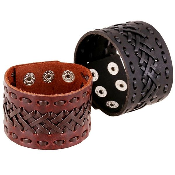 tennis trendy 23cm *4cm retro punk leather bracelets bangle for men vintage buckle knitting wide wrap wristband jewelry, tcn279, Golden;silver
tennis trendy 23cm *4cm retro punk leather bracelets bangle for men vintage buckle knitting wide wrap wristband jewelry, tcn279, Golden;silver
