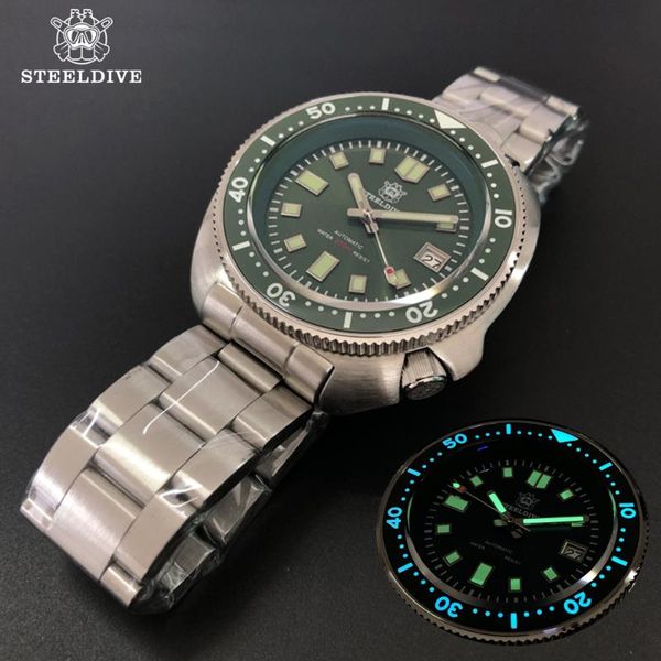 wristwatches steeldive 1970 abalone 200m dive watches men mechanical watch c3 luminous nh35 sapphire crystal, Slivery;brown
wristwatches steeldive 1970 abalone 200m dive watches men mechanical watch c3 luminous nh35 sapphire crystal, Slivery;brown