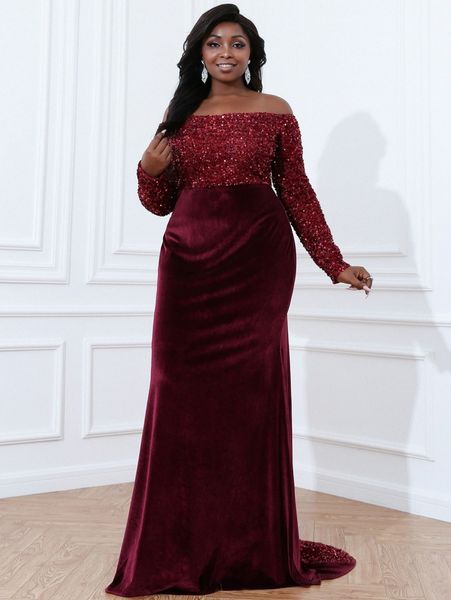 seomiscky plus off shoulder floor length sequins prom dress n2dt#, Black
seomiscky plus off shoulder floor length sequins prom dress n2dt#, Black