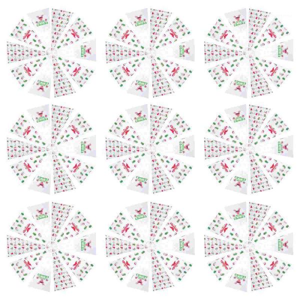 gift wrap 100 set christmas candy bags packing string-sealing triangle (transparent)1
gift wrap 100 set christmas candy bags packing string-sealing triangle (transparent)1