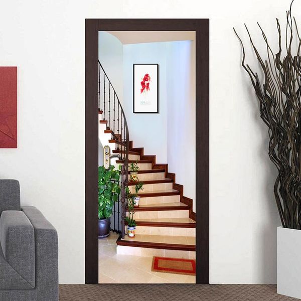 creative stairs 3d door sticker wall papers home decor modern pvc waterproof self-adhesive wallpaper living room decoration other decorative
creative stairs 3d door sticker wall papers home decor modern pvc waterproof self-adhesive wallpaper living room decoration other decorative