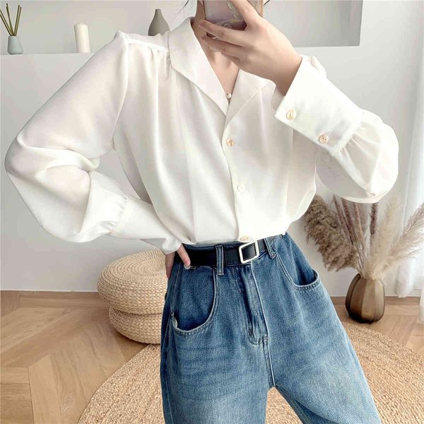 shirt 2021 spring single-breasted long white women ladies lapel work wear woman shirts female
shirt 2021 spring single-breasted long white women ladies lapel work wear woman shirts female