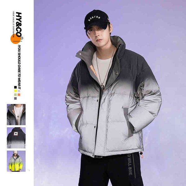 downs winter shiny jacket men's hip-hop casual warm thick windproof down parka coat, Black
downs winter shiny jacket men's hip-hop casual warm thick windproof down parka coat, Black