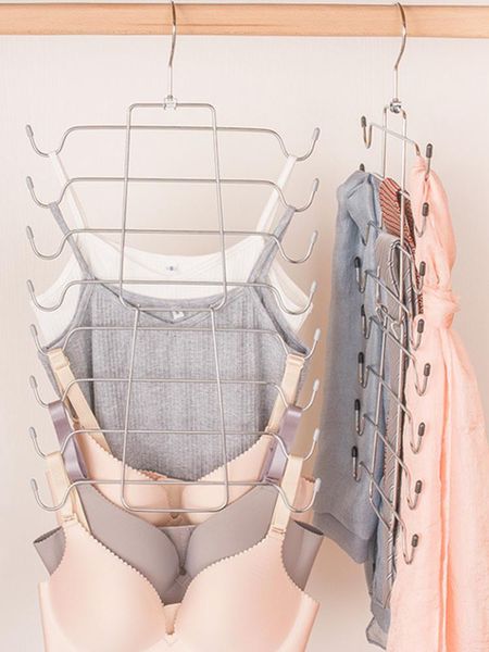 hangers & racks stainless steel 8-layer underwear hanger multi-functional wardrobe clothes rack foldable magic drying clothing organizer
hangers & racks stainless steel 8-layer underwear hanger multi-functional wardrobe clothes rack foldable magic drying clothing organizer