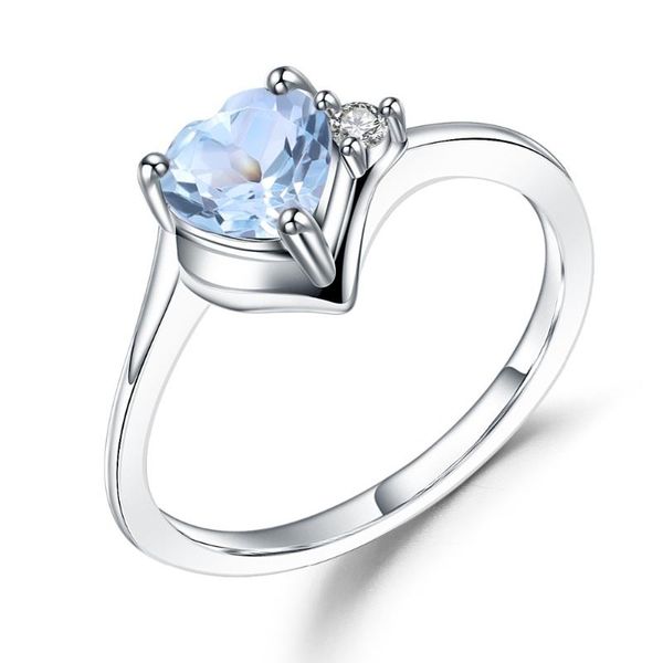 cluster rings gem's ballet solid 925 sterling silver engagement 0.95ct natural sky blue z romantic heart ring for women fine jewelry, Golden;silver
cluster rings gem's ballet solid 925 sterling silver engagement 0.95ct natural sky blue z romantic heart ring for women fine jewelry, Golden;silver