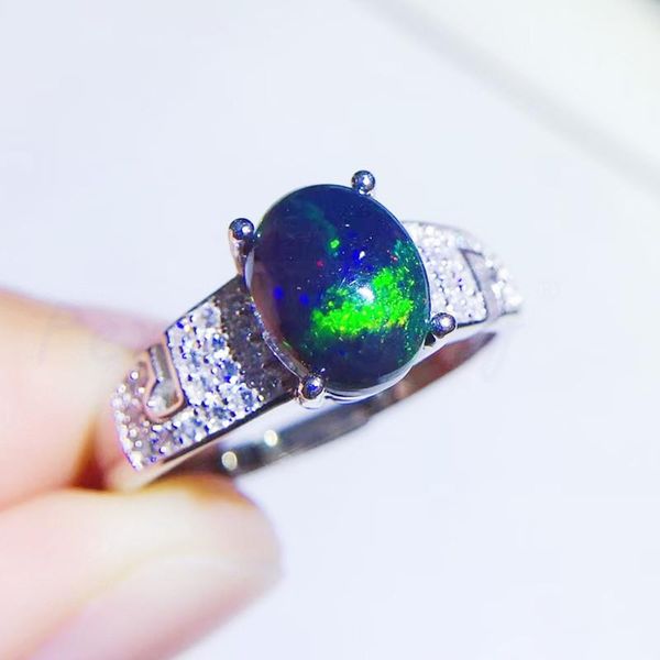 cluster rings per jewelry natural real black opal men ring 7*9mm 1.1ct gemstone 925 sterling silver for or women q204215, Golden;silver
cluster rings per jewelry natural real black opal men ring 7*9mm 1.1ct gemstone 925 sterling silver for or women q204215, Golden;silver