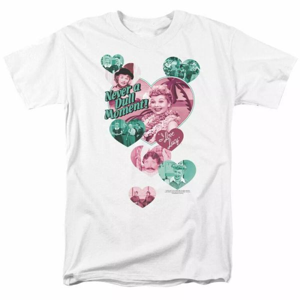I Love Lucy Never A Dull Moment T Shirt Mens Licensed Classic TV Show White, White;black
I Love Lucy Never A Dull Moment T Shirt Mens Licensed Classic TV Show White, White;black