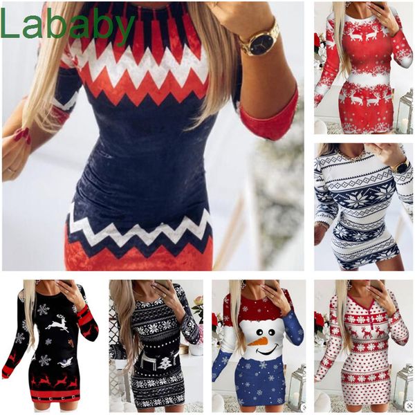 women dress designer autumn and winter long sleeve dresses christmas element digital positioning printing slim skirt 7 colours, Black;gray
women dress designer autumn and winter long sleeve dresses christmas element digital positioning printing slim skirt 7 colours, Black;gray