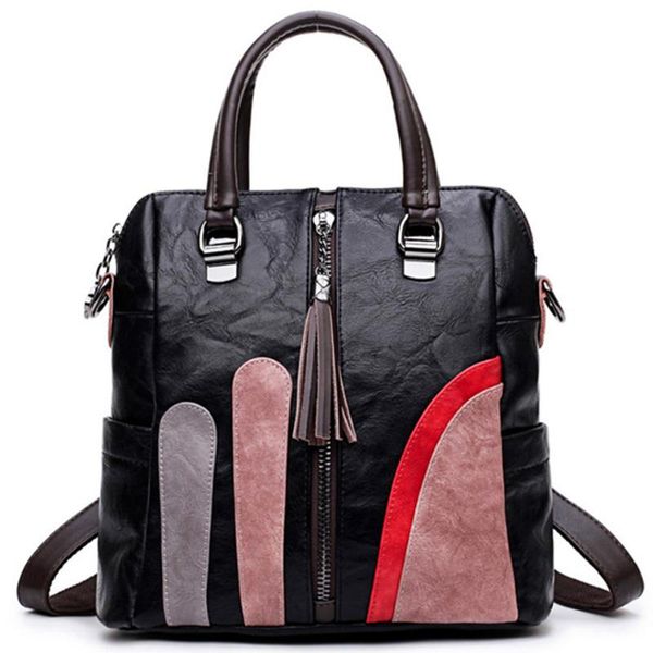 outdoor bags fashion contrast shoulder bag tassel crossbody multifunctional zipper backpack leather
outdoor bags fashion contrast shoulder bag tassel crossbody multifunctional zipper backpack leather