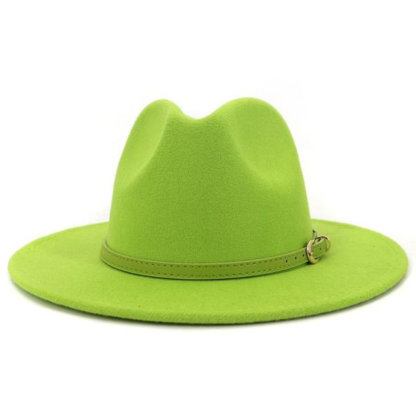 wide brim hats fashion lime green belt buckle decor artificial wool felt jazz fedora women men flat large panama cowboy cap xl, Blue;gray
wide brim hats fashion lime green belt buckle decor artificial wool felt jazz fedora women men flat large panama cowboy cap xl, Blue;gray