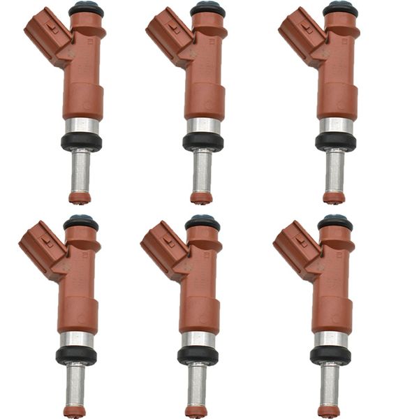 6pc fuel injector nozzle 23209-31050 23250-31050 23250-0p040 for toyota avalon camry highlander rav4 sienna venza 3.5l v6
6pc fuel injector nozzle 23209-31050 23250-31050 23250-0p040 for toyota avalon camry highlander rav4 sienna venza 3.5l v6