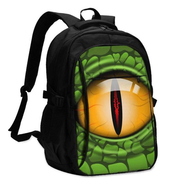 backpack usb charge women scary eye of a reptile student letters print school bag teenager girls
backpack usb charge women scary eye of a reptile student letters print school bag teenager girls