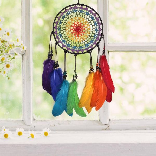colorful feathers dreamcatcher handmade dream catcher door wall hanging pendant feather birthday gifts home decoration decorative objects &
colorful feathers dreamcatcher handmade dream catcher door wall hanging pendant feather birthday gifts home decoration decorative objects &