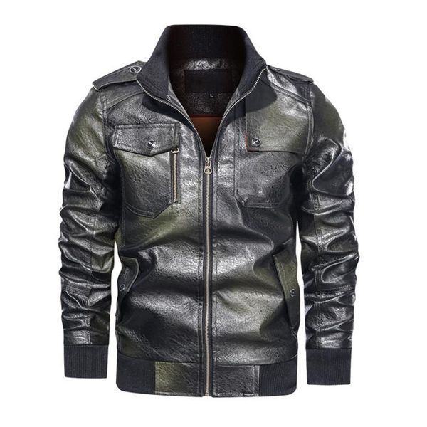 men's fur & faux 2021 brand leather jacket men casual motorcycle jackets stand collar multi pocket male pu coat oversize 5xl, Black
men's fur & faux 2021 brand leather jacket men casual motorcycle jackets stand collar multi pocket male pu coat oversize 5xl, Black