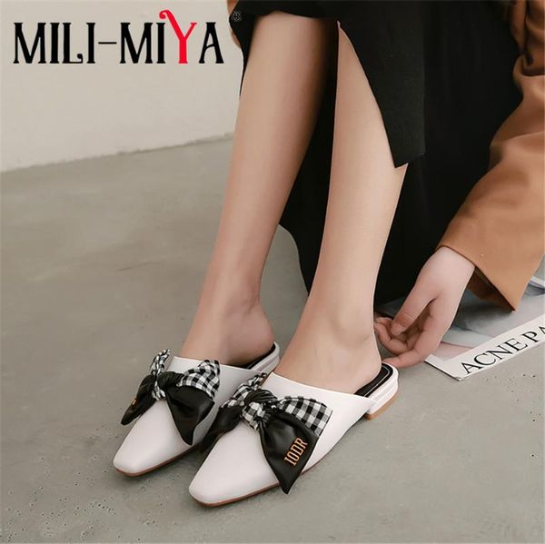 dress shoes mili-miya arrival women pumps pu leather slip-on square heels butterfly-knot toe plus size 34-43 mules, Black
dress shoes mili-miya arrival women pumps pu leather slip-on square heels butterfly-knot toe plus size 34-43 mules, Black