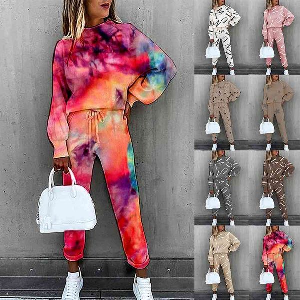 women's 2021 spring autumn new european and american women tie-dye printing high-neck long-sleeved fashion casual suit, Black
women's 2021 spring autumn new european and american women tie-dye printing high-neck long-sleeved fashion casual suit, Black