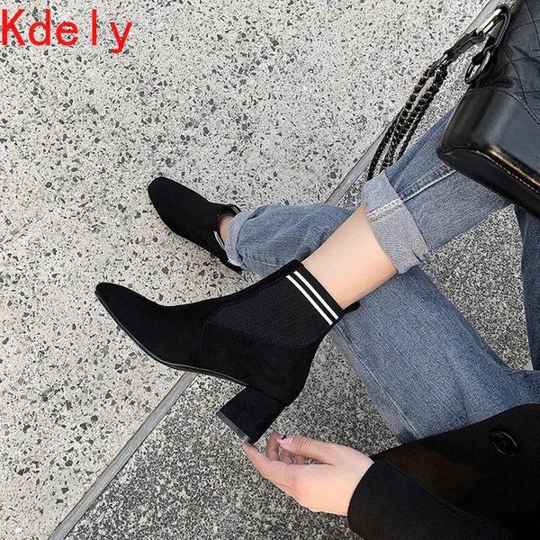 boots women high heels shoes autumn platform casual round toe slip on pumps party dress woman mujer, Black
boots women high heels shoes autumn platform casual round toe slip on pumps party dress woman mujer, Black