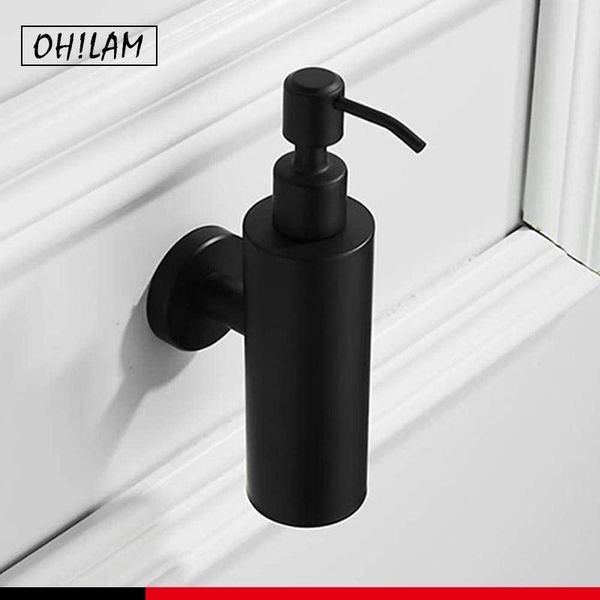 liquid soap dispenser black dispenser, wall mount square hand dish bottle with pump for kitchen bathroom toilet stainless steel (round)
liquid soap dispenser black dispenser, wall mount square hand dish bottle with pump for kitchen bathroom toilet stainless steel (round)