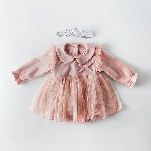 girl's dresses born baby girls cotton long sleeve patchwork star mesh princess party bodysuits kids christening baptism dress vestidos, Red;yellow
girl's dresses born baby girls cotton long sleeve patchwork star mesh princess party bodysuits kids christening baptism dress vestidos, Red;yellow