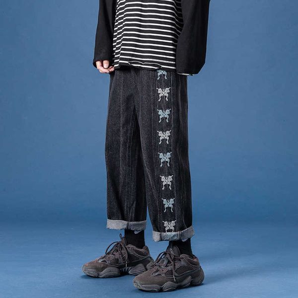men's pants men streetwear blue black jeans korean fashions male denim oversize l92q
men's pants men streetwear blue black jeans korean fashions male denim oversize l92q