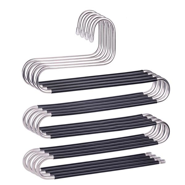 hangers & racks five s-type layers trouser hanger space-saving clothes pants non-slip closet organizer for scarf jeans towels
hangers & racks five s-type layers trouser hanger space-saving clothes pants non-slip closet organizer for scarf jeans towels