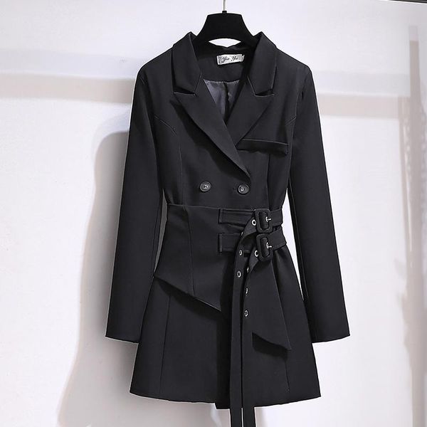 women's trench coats abrini women black belt coat double breasted windbreaker office ladies 2021 winter, Tan;black
women's trench coats abrini women black belt coat double breasted windbreaker office ladies 2021 winter, Tan;black