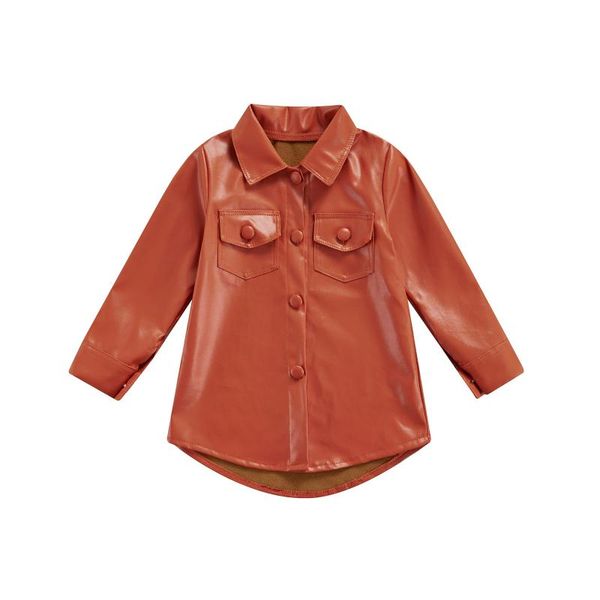 girl's dresses fashion toddler baby girl coat dress children long sleeve lapel collar solid color leather button down garment, Red;yellow
girl's dresses fashion toddler baby girl coat dress children long sleeve lapel collar solid color leather button down garment, Red;yellow