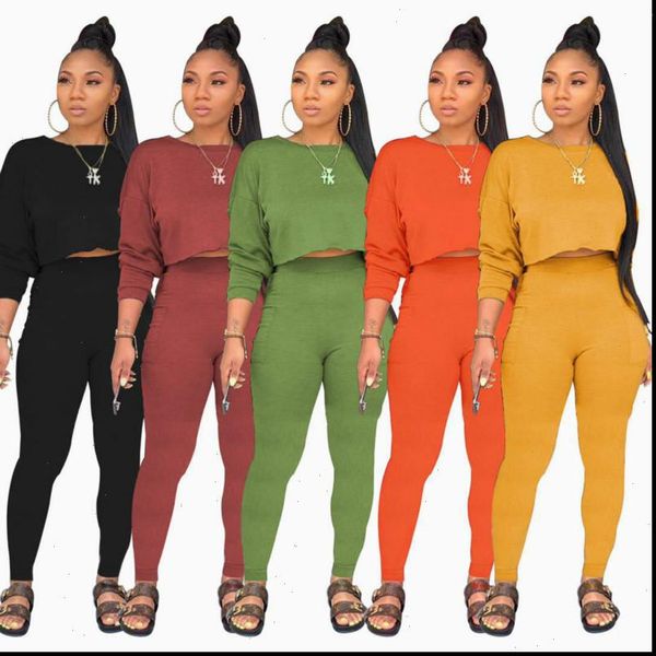 fall clothing black green yellow women tracksuits orange 2 peice set matching sets winter two piece pants, Gray
fall clothing black green yellow women tracksuits orange 2 peice set matching sets winter two piece pants, Gray