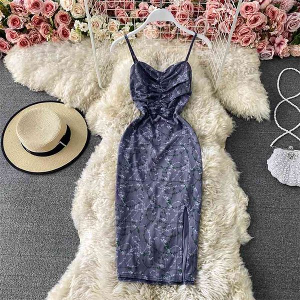 chic floral print split party dress women fashion summer spaghetti strap sleeveless backless club vestidos 210603, Black;gray
chic floral print split party dress women fashion summer spaghetti strap sleeveless backless club vestidos 210603, Black;gray