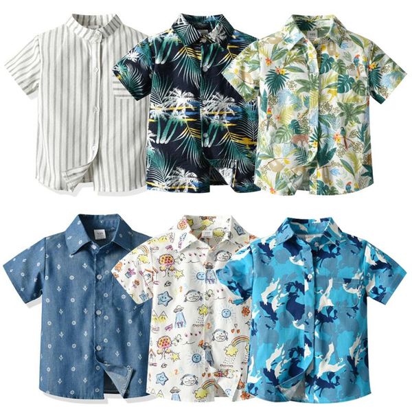 baby boys short sleeve shirts summer new kids cartoon pure cotton thin style button turn-down collar casual beach, White;black
baby boys short sleeve shirts summer new kids cartoon pure cotton thin style button turn-down collar casual beach, White;black