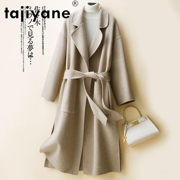 women's wool & blends tajiyane winter 2021 coats and jackets women 100%wool jacket especially female double-faced cashmere coat abrigos, Black
women's wool & blends tajiyane winter 2021 coats and jackets women 100%wool jacket especially female double-faced cashmere coat abrigos, Black