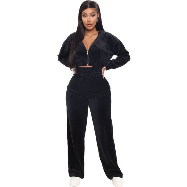 senior velvet sportswear two-piece nshypoi women's zipper hoodie blouse wide leg pants sports casual jogging suitthe female suit, Gray
senior velvet sportswear two-piece nshypoi women's zipper hoodie blouse wide leg pants sports casual jogging suitthe female suit, Gray