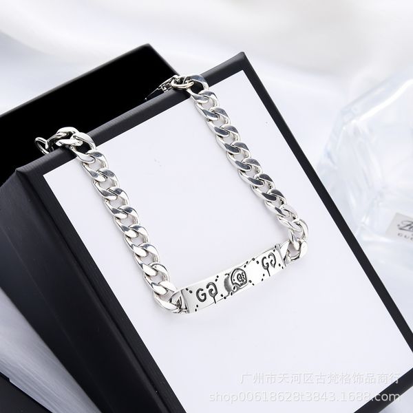 designer jewelry double letter elf skull 925 fashion couple hip hop style zhan same bracelet, Black
designer jewelry double letter elf skull 925 fashion couple hip hop style zhan same bracelet, Black