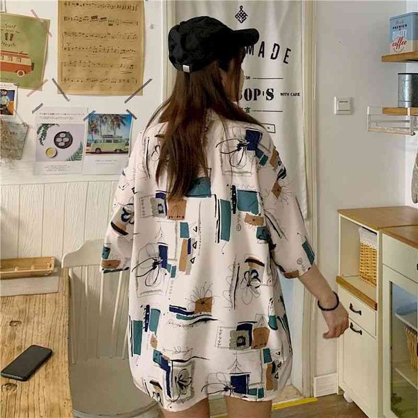 women's t-shirt summer short sleeve shirts korean loose design niche blouse half-sleeved shirt oversized harajuku woman tshirts ou, White
women's t-shirt summer short sleeve shirts korean loose design niche blouse half-sleeved shirt oversized harajuku woman tshirts ou, White