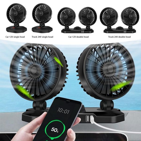 12/24v portable mini car fan 360 degree all-round adjustable auto air cooling dual head usb fans quiet small deskelectric
12/24v portable mini car fan 360 degree all-round adjustable auto air cooling dual head usb fans quiet small deskelectric
