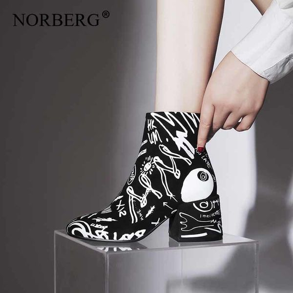 fashion brand handmade leather graffiti zipper women high heels boots ladies winter boots campus student shoes 210507, Black
fashion brand handmade leather graffiti zipper women high heels boots ladies winter boots campus student shoes 210507, Black