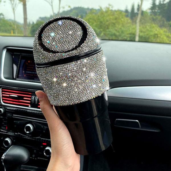 bling rhinestone auto garbage can car trash with lid mini bin for automotive other interior accessories
bling rhinestone auto garbage can car trash with lid mini bin for automotive other interior accessories