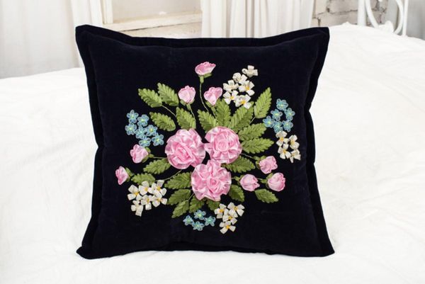 other arts and crafts diy black flannelette ribbon embroidered pillow cushion living room bedroom flowers three-dimensional. gift stretch.
other arts and crafts diy black flannelette ribbon embroidered pillow cushion living room bedroom flowers three-dimensional. gift stretch.
