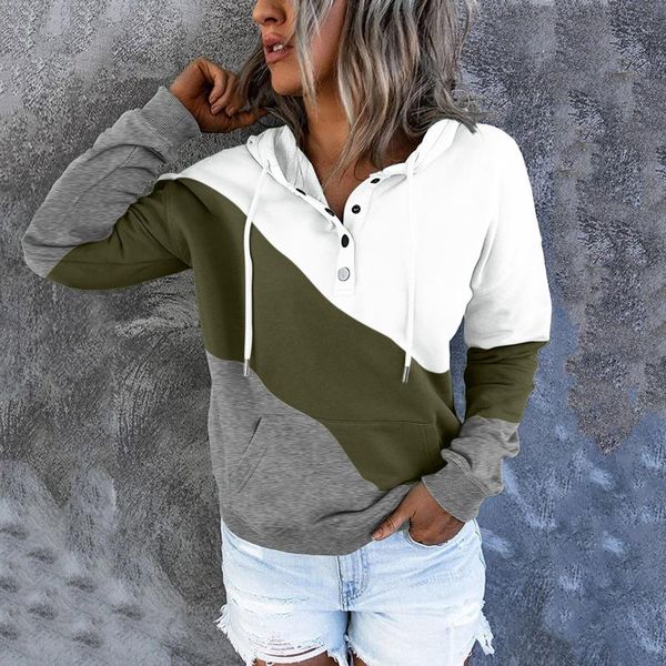 women's hoodies & sweatshirts oversize womens autumn patchwork drawstring button down hooded pocket casual long sleeve v neck pullover, Black
women's hoodies & sweatshirts oversize womens autumn patchwork drawstring button down hooded pocket casual long sleeve v neck pullover, Black