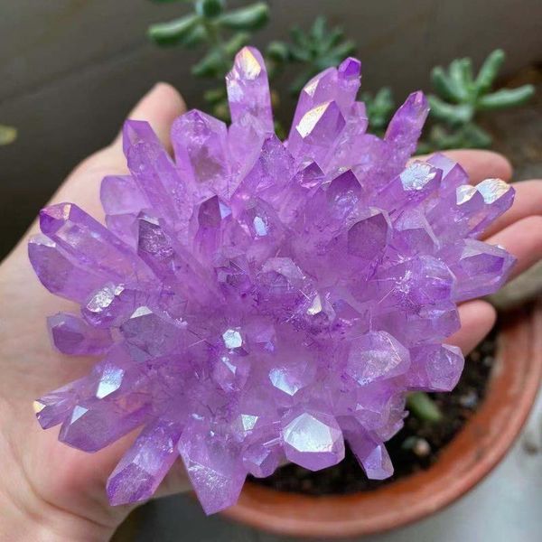 decorative objects & figurines natural violet rainbow halo crystal quartz clusters reiki healing home furnishings room decoration stone gift
decorative objects & figurines natural violet rainbow halo crystal quartz clusters reiki healing home furnishings room decoration stone gift