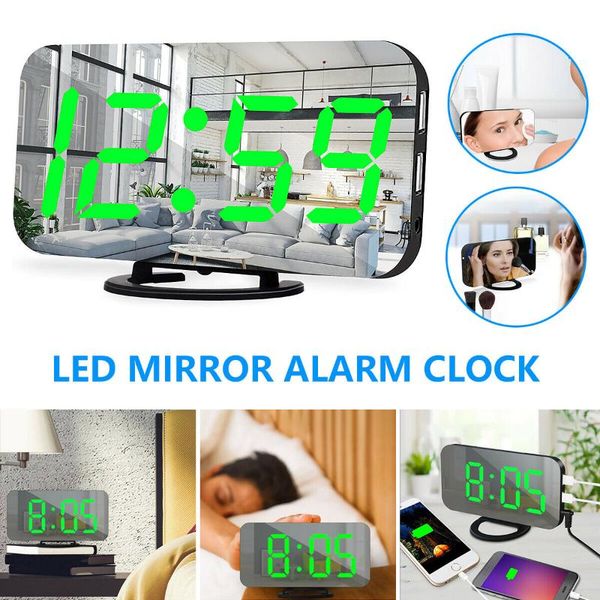 desk & table clocks digital alarm clock led mirror touch snooze dual usb charge home decoration backlight deskelectronic gifts
desk & table clocks digital alarm clock led mirror touch snooze dual usb charge home decoration backlight deskelectronic gifts