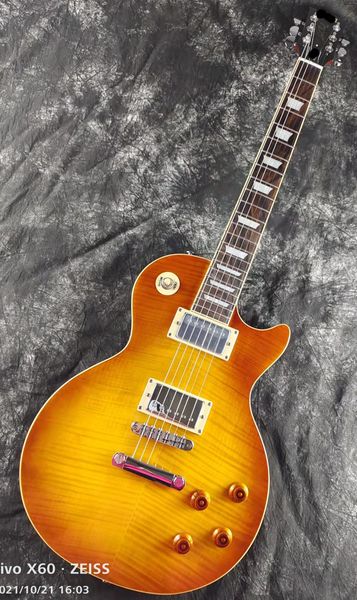 electric guitar, orange gradient, mahogany body, rosewood fingerboard, environmentally friendly paint,
electric guitar, orange gradient, mahogany body, rosewood fingerboard, environmentally friendly paint,