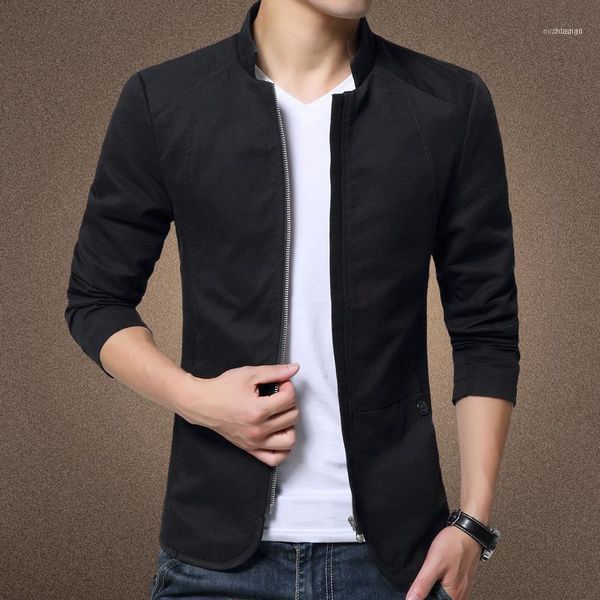 men's jackets 2021 thin section solid color slim collar leisure jacket fashion cotton long-sleeved mens plus size 5xl1, Black;brown
men's jackets 2021 thin section solid color slim collar leisure jacket fashion cotton long-sleeved mens plus size 5xl1, Black;brown