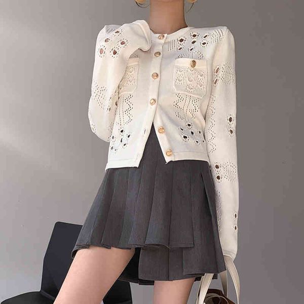 tees hollow out elegant sweater for women o neck long sleeve patchwork casual korean sweaters female fashion clothes, White
tees hollow out elegant sweater for women o neck long sleeve patchwork casual korean sweaters female fashion clothes, White