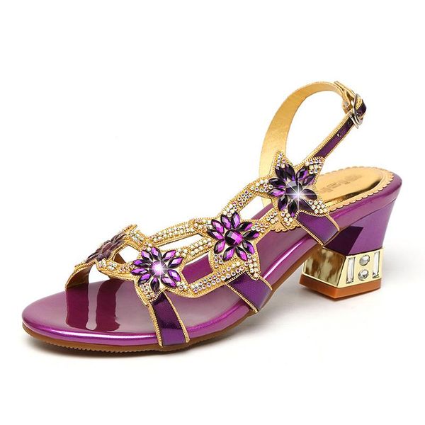 summer large size ladies rhinestone sandals buckle with fish mouth anti-slip leather women's sandal, Black
summer large size ladies rhinestone sandals buckle with fish mouth anti-slip leather women's sandal, Black