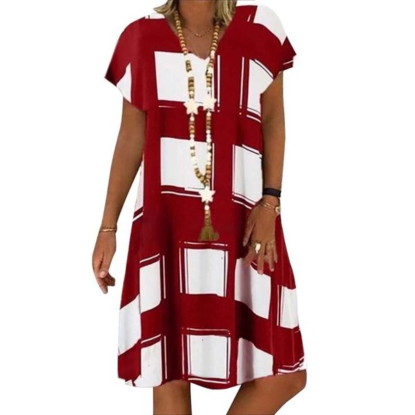 short women's summer vintage lattice v-neck print sleeve casual dress es for women plus size beach boho loose midi, Black;gray
short women's summer vintage lattice v-neck print sleeve casual dress es for women plus size beach boho loose midi, Black;gray