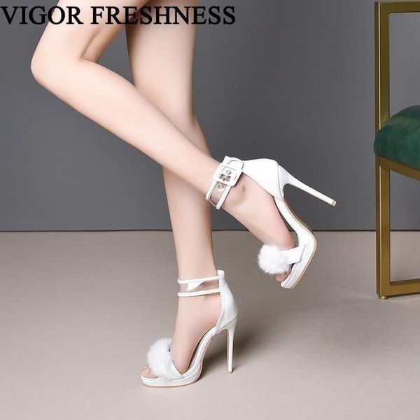 summer woman sandals 11cm heels shoes women fur 28-51 sizes ladies dress party my224, Black
summer woman sandals 11cm heels shoes women fur 28-51 sizes ladies dress party my224, Black