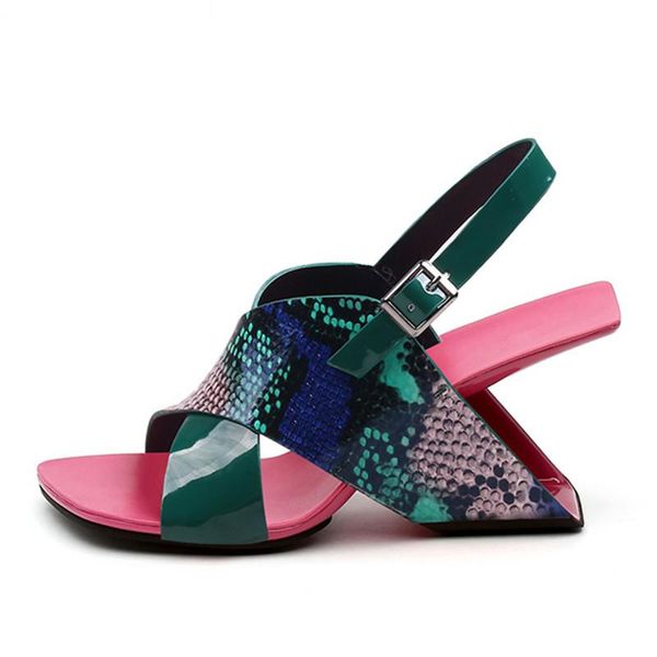 strange heel summer women sandals 8cm high heels gladiator peep toe prom dress wedge shoes pumps valentine shoe, Black
strange heel summer women sandals 8cm high heels gladiator peep toe prom dress wedge shoes pumps valentine shoe, Black