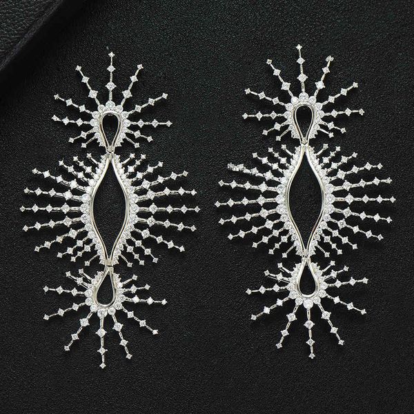 godki brand famous luxury fireworks charm earring for women wedding full micro cz cubic zircon dubai indian earrings bohemia, Silver
godki brand famous luxury fireworks charm earring for women wedding full micro cz cubic zircon dubai indian earrings bohemia, Silver